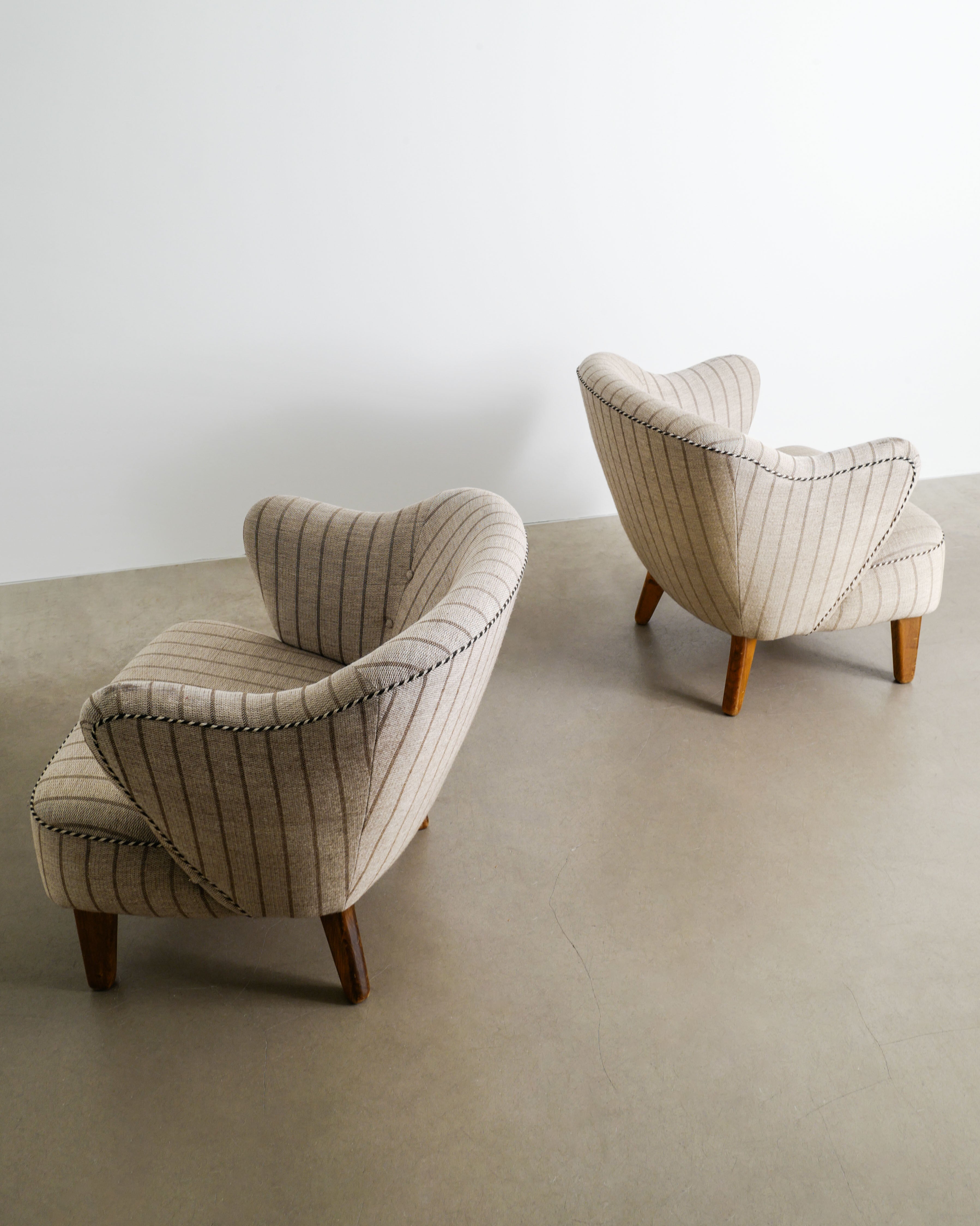 FLEMMING LASSEN ARMCHAIRS, 1960s