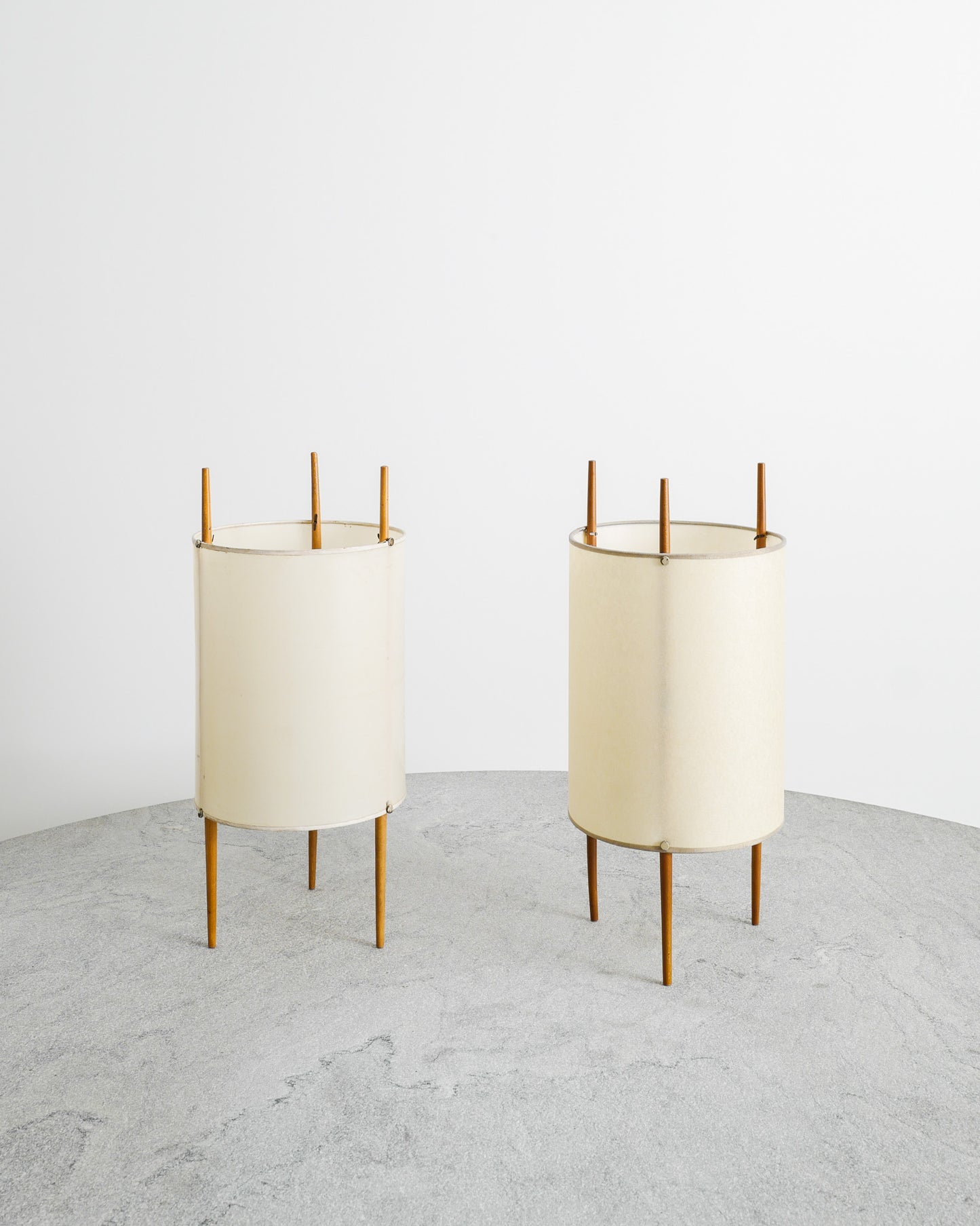 ISAMU NOGUCHI "No 9" TABLE LAMPS, 1940s