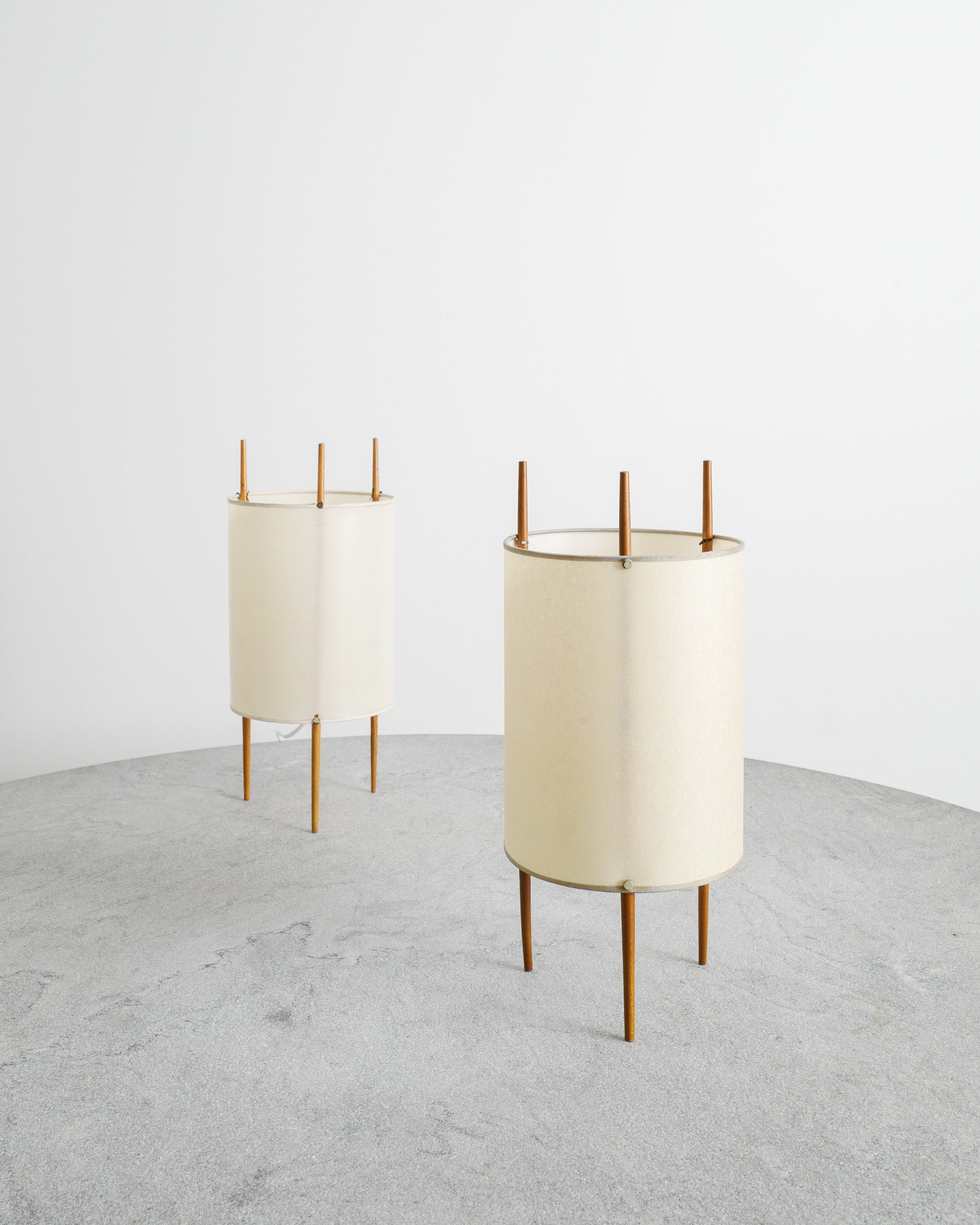 ISAMU NOGUCHI "No 9" TABLE LAMPS, 1940s