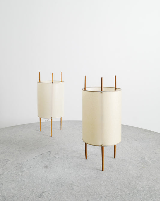 ISAMU NOGUCHI "No 9" TABLE LAMPS, 1940s