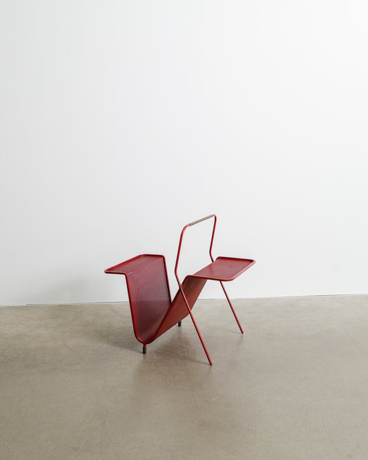 MATHIEU MATÉGOT MAGAZINE RACK, 1950s