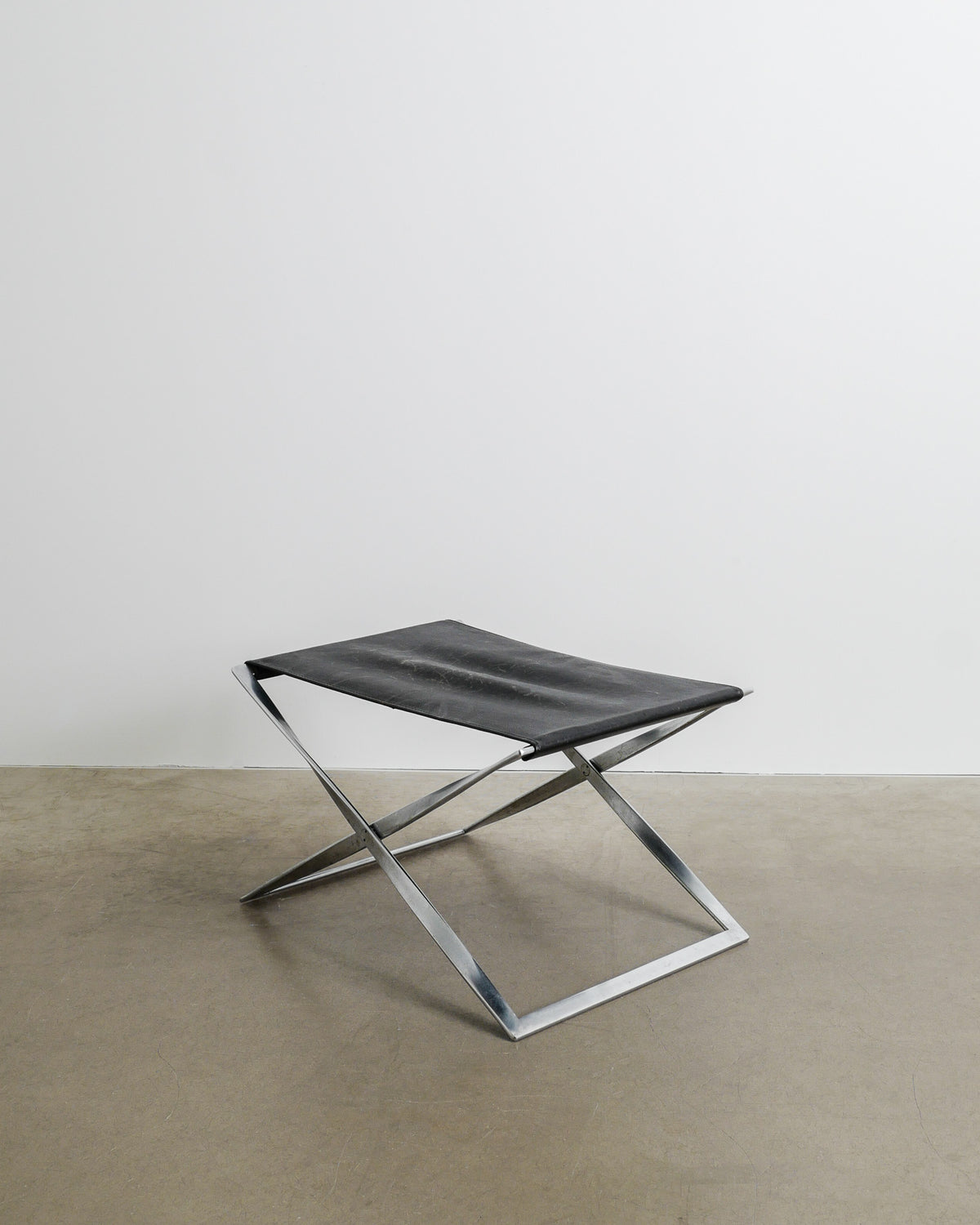 POUL KJAERHOLM "PK91" FOLDED STOOL, 1960s