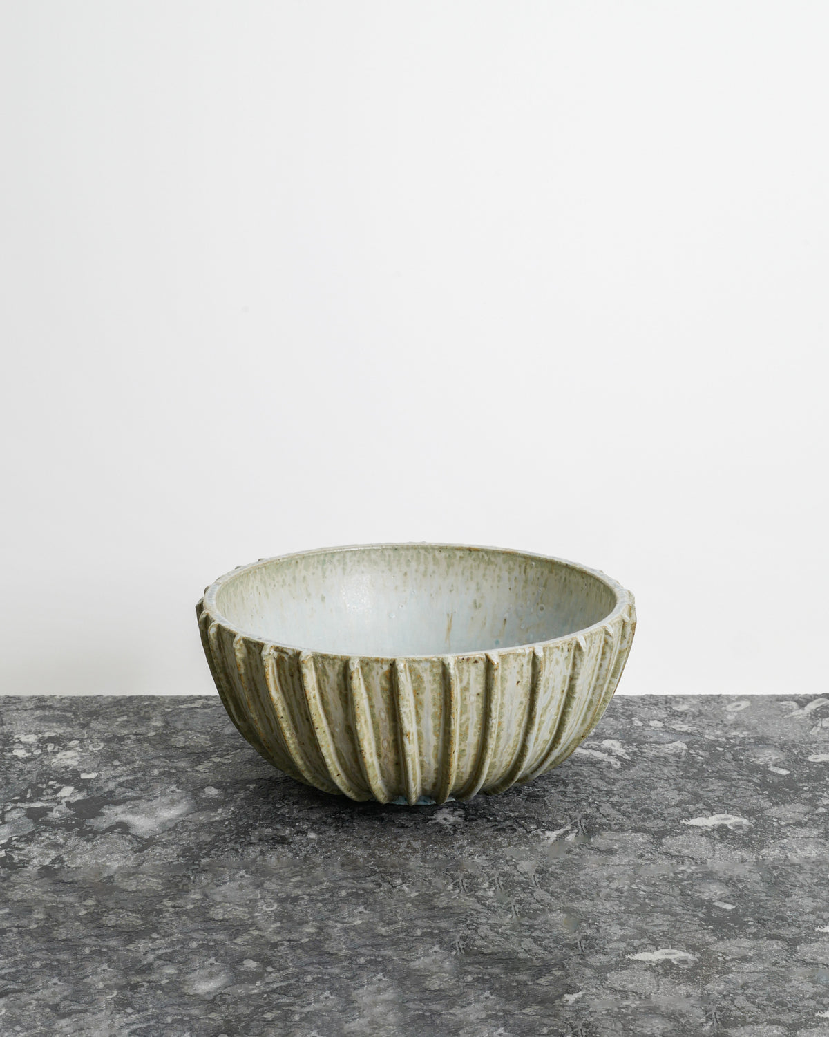 ARNE BANG STONEWARE BOWL, 1940s